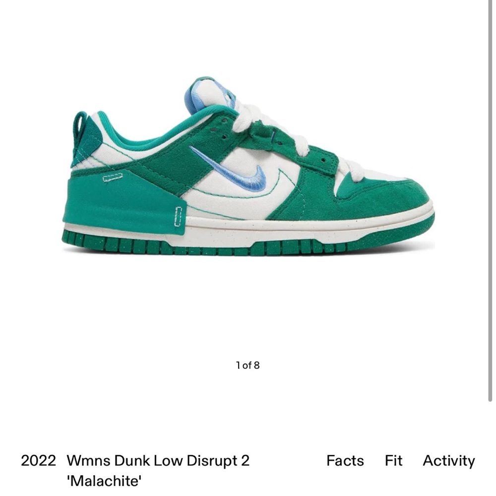 Nike dunk low disrupt 2 in “malachite” | women’s size 7 | BRAND NEW | deadstock